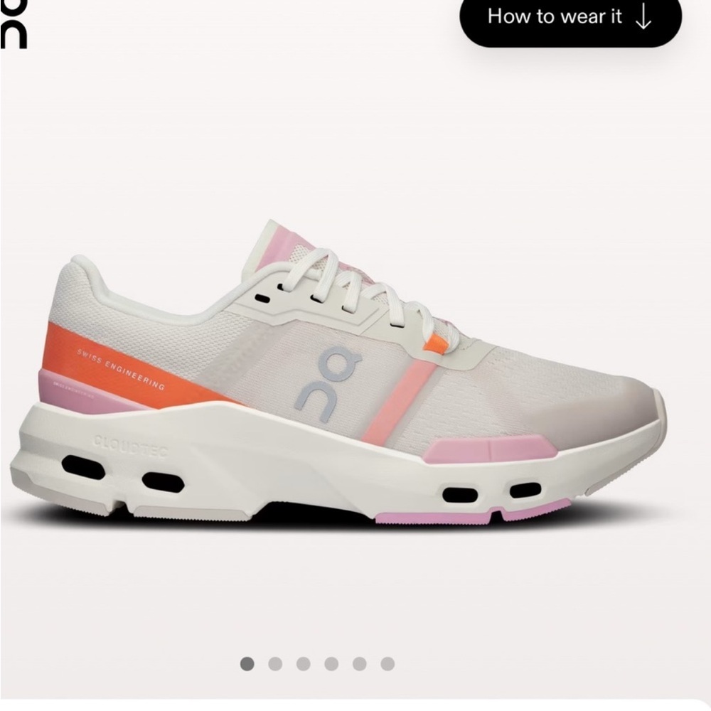 On Running Cloudpulse Running Training Shoes in Pearl Blossom Womens Size 10
